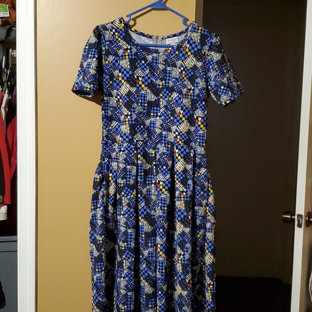 Lularoe Amelia Multi-Color Dress